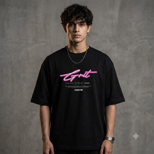Men's Trendy oversized Graphic Printed Cotton T shirt