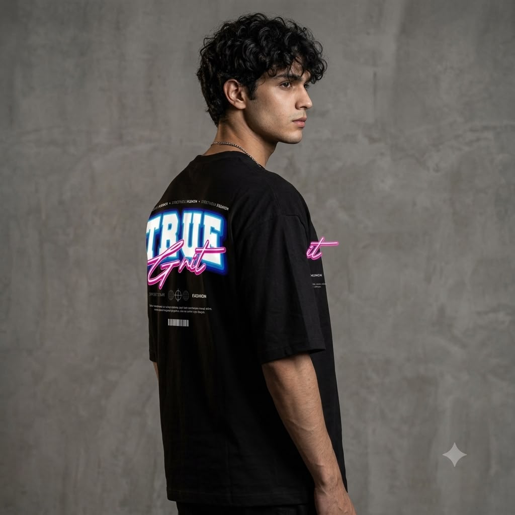 Men's Trendy oversized Graphic Printed Cotton T shirt
