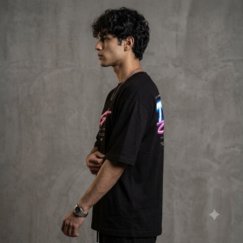 Men's Trendy oversized Graphic Printed Cotton T shirt